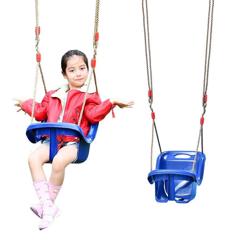 jinhua Popular Safety Toys Garden plastic old baby hanging swing chair sets