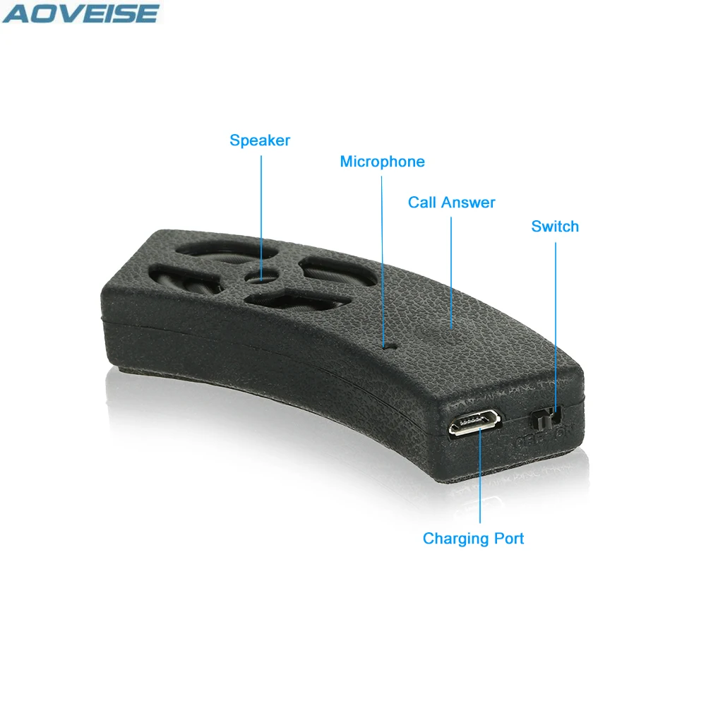 AOVEISE AV110 motorcycle accessories mini portable helmet mp3 player wireless BT speaker