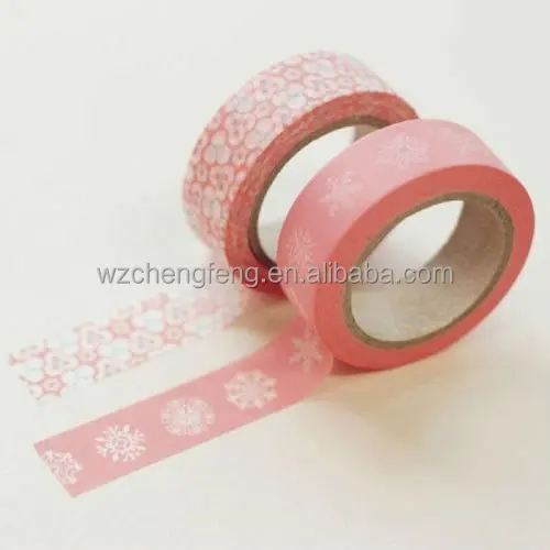 
decoration washi paper tape masking packing tape one side adhesive tape 
