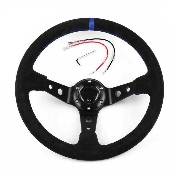 Aluminum 6 Bolt Pattern Deep Dish Racing Custom Steering Wheel