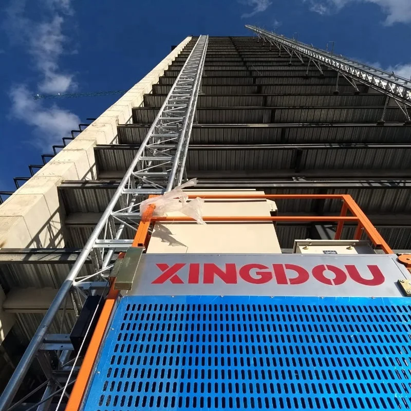 Portable cheap reliable construction site elevator/construction engineering machinery/construction equipment