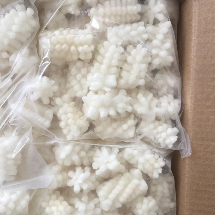 Nature frozen giant squid flower processed