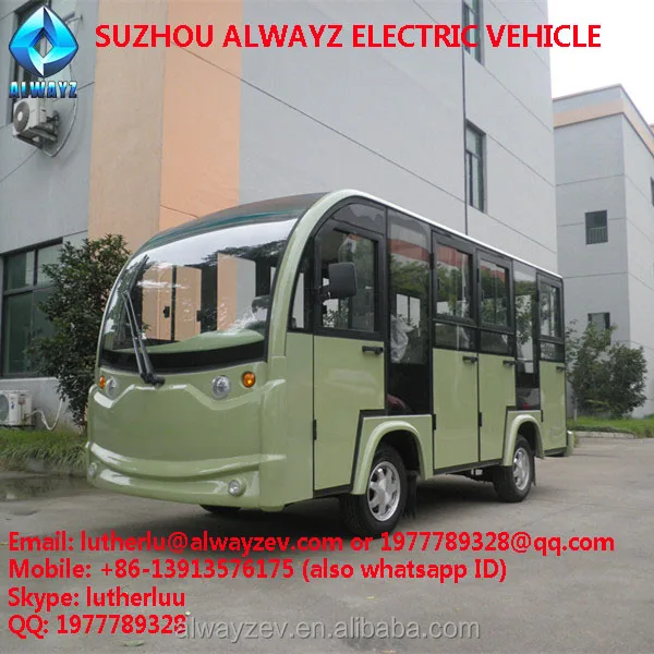 Electric shuttle bus with door 11 seats AW6112KF
