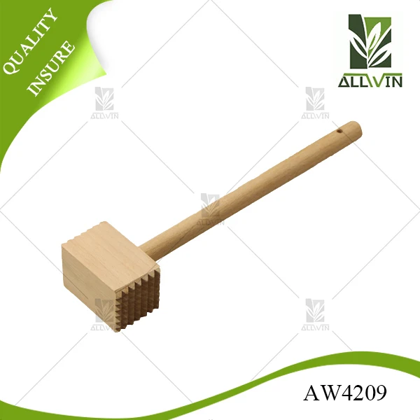 New design tenderizer wooden kitchen meat hammer