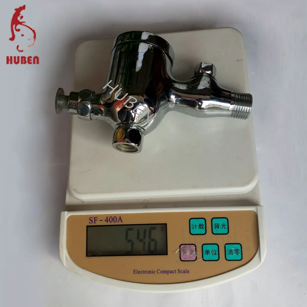 
Chrome finish urinal button type flush valve 