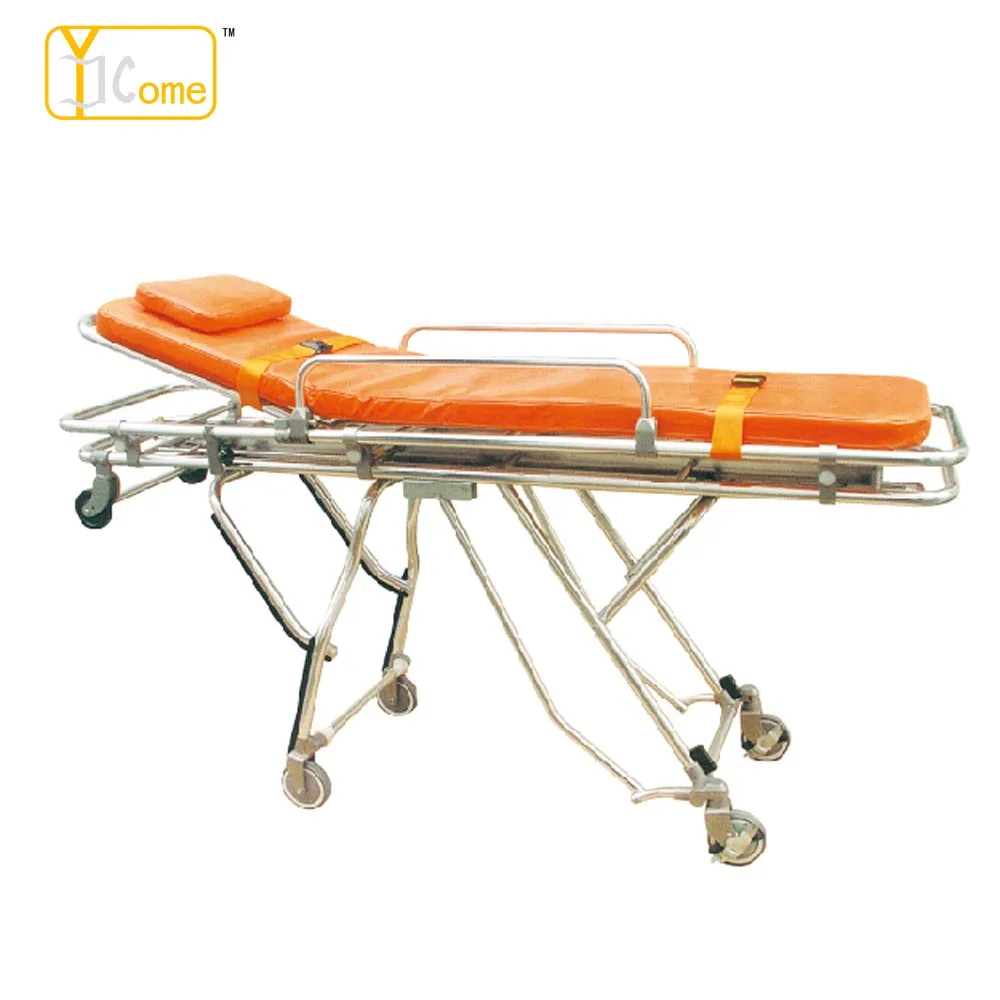 YKI012 Stainless Steel  Dead  Body Transportation Stretcher/icu Stretcher