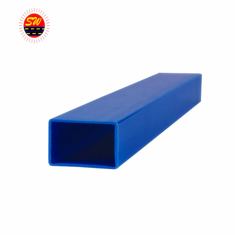 Factory custom made white 8 inch square PVC plastic pipe