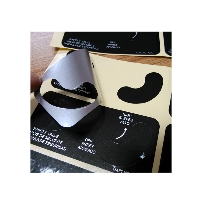 customized high quality sustom self adhesivecustom waterproof for electricion label manufacture