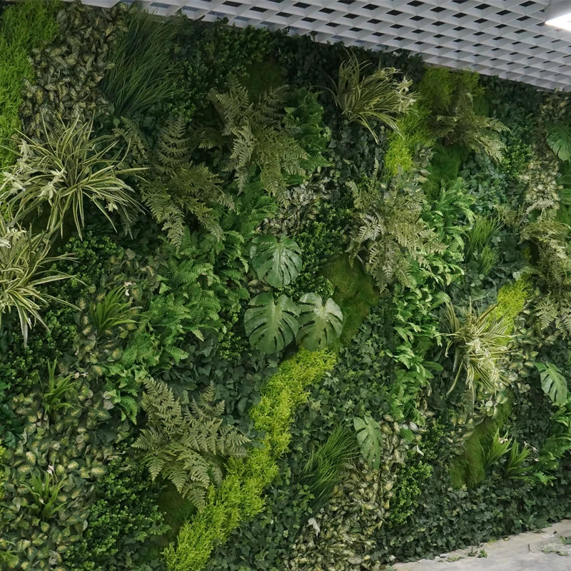 Искусственная зеленая трава настенное уличное украшение подвесное искусственная вертикальные модули для сада