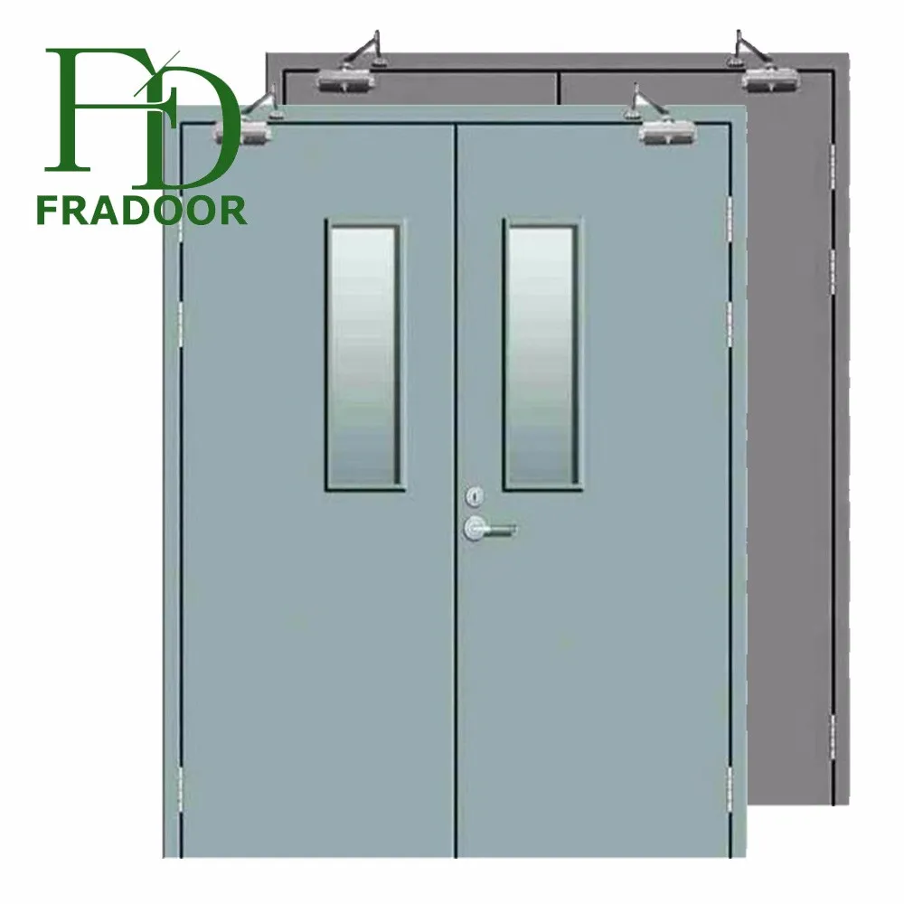 Fire proof entrance door safety door design in metal house doors metal