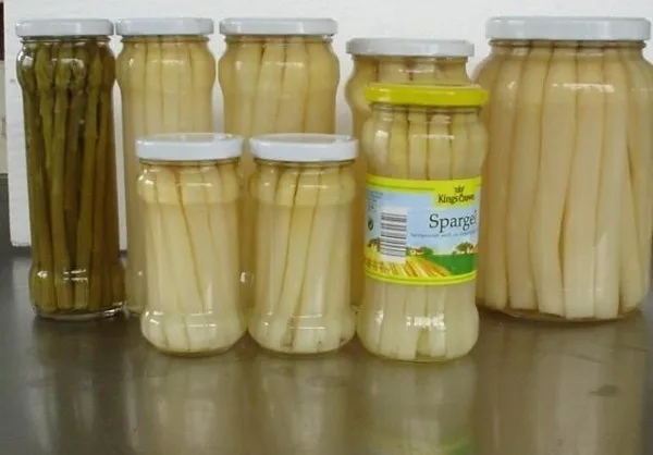 low price canned food vegetables high quality white asparagus glass jar in brine factory wholesale