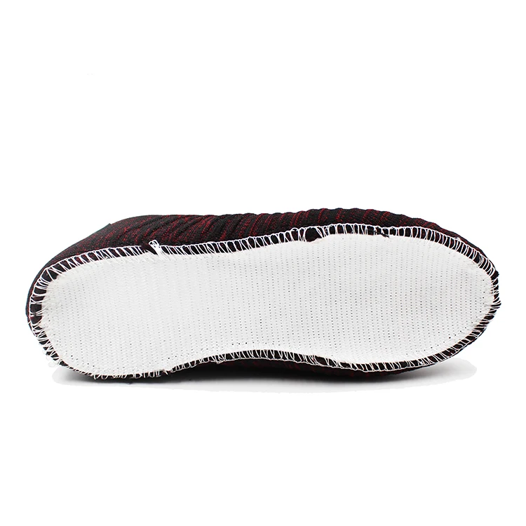 Reliable supplier footwear vamp stretch fabric men children women ladies sport sneaker socks knitted shoes upper material