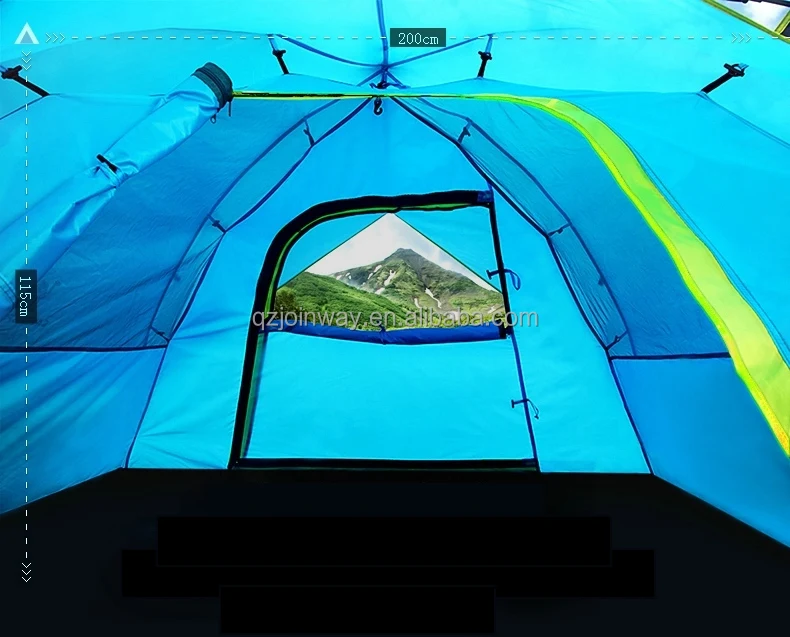 JWJ-048 Outdoor multipurpose double layers automatic camping collapsible beach shade tent