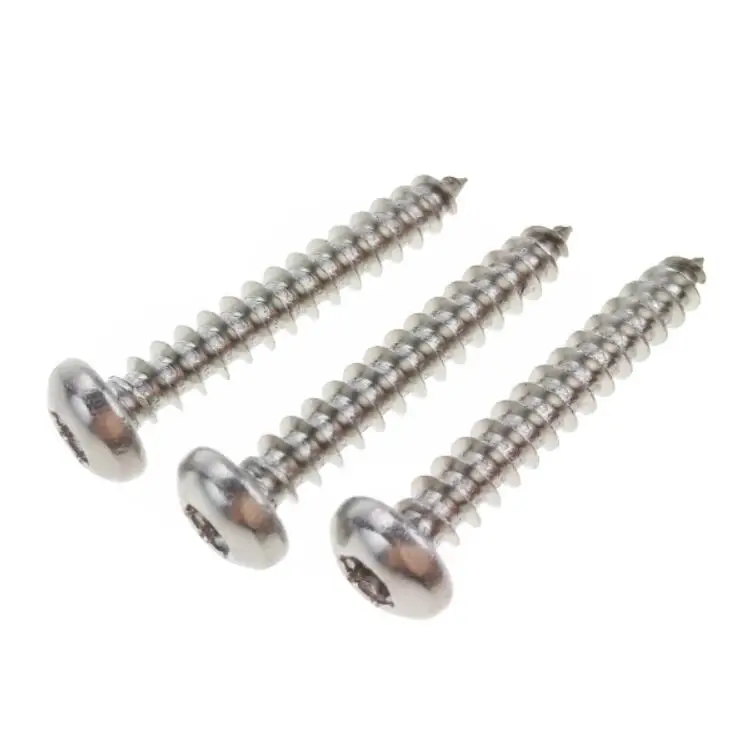 Саморез Torx с круглой головкой из нержавеющей стали для крепления листового металла 3,9X16