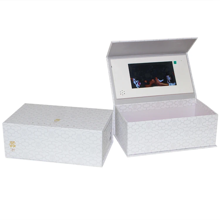 Factory wholesale eco-friendly hardcover 7 inch lcd big screen video box A4 7inch 256MB memory
