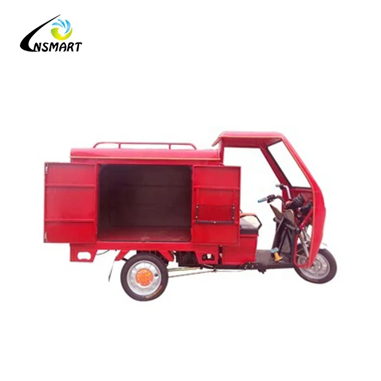 
New model express tricycle moto cargo tricycle with cabin closed 
