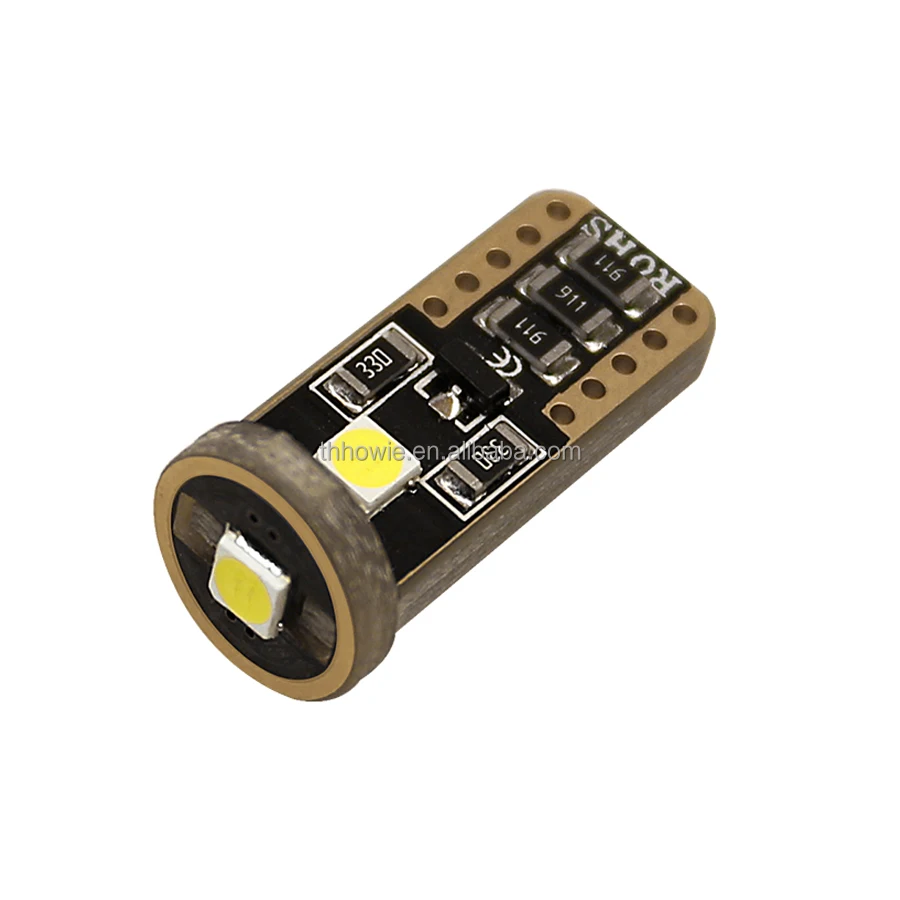 T10 3030 3SMD Canbus Error Free Car Led Interior Dome Light W5W 192 194 168 Auto Dashboard Lamp DC12V Warning Indicator Bulb