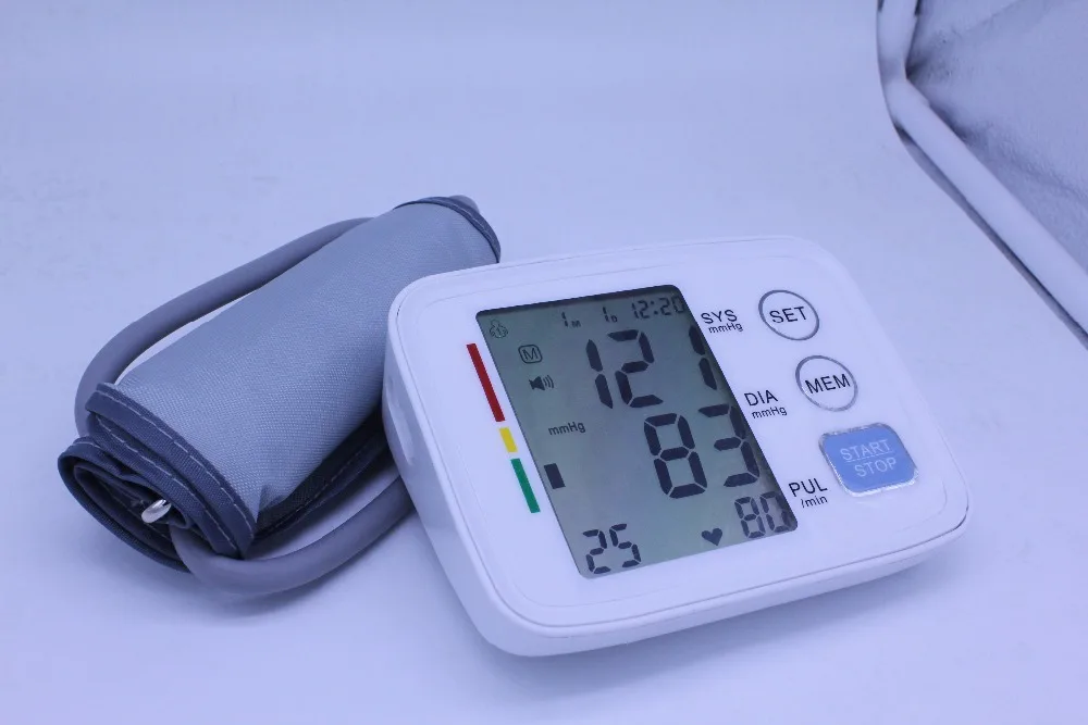 
New arrival LCD display digital smart blood pressure monitor 