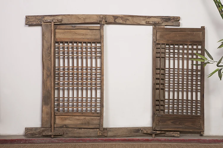 
antique beijing reclaimed recycled wood chinese window 