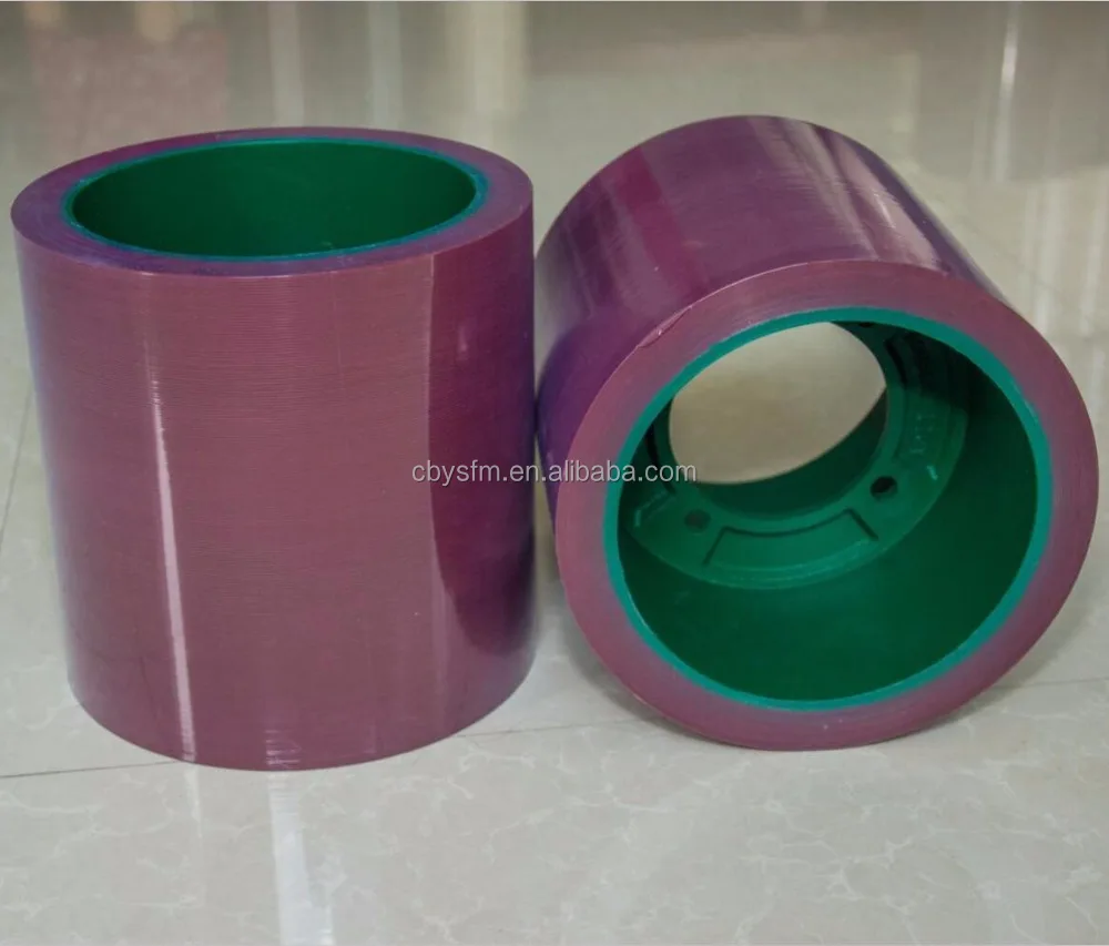 
Rice Mill Machinery 10' Red EPDM Rubber Roll on iron drum 