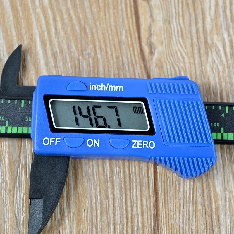 Цифровой штангенциркуль из нержавеющей стали, 3 точки 0-150 мм