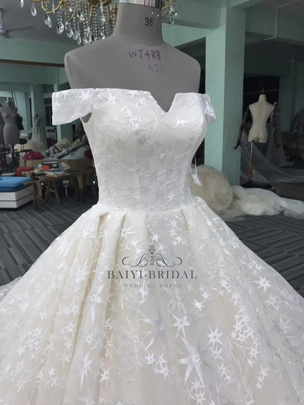 New Design Elegant White Ivory muslim Long Sleeve A Line Lace wedding Dresses vestidos de fiesta