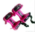 Children Pulley Lighted Flashing Wheels Heel Skate Rollers Skates 4 Wheels Shoe Flashing Roller Skate Shoes