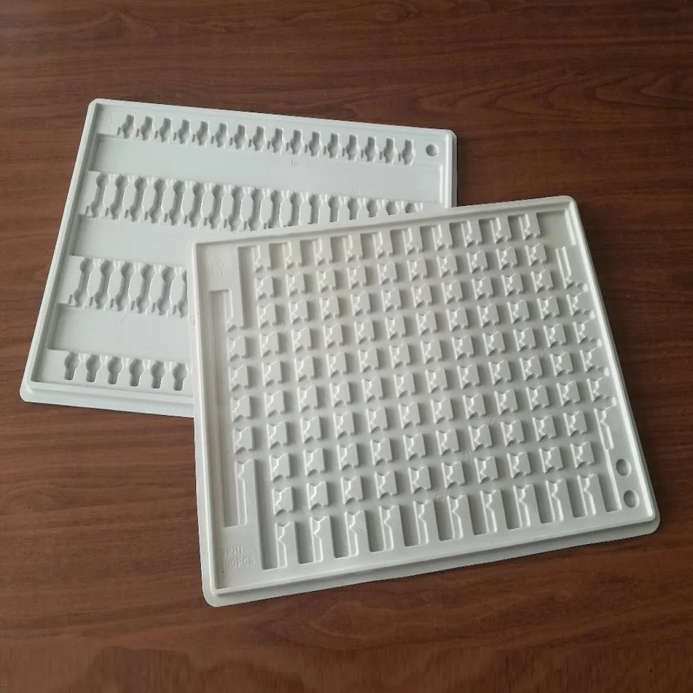 Electronic Components IC Chips blister tray plastic packaging