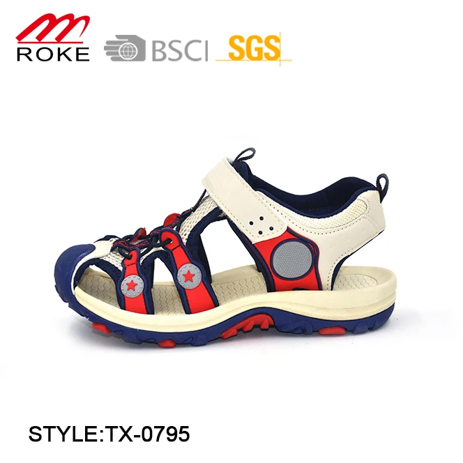 Closed Toe Children Athletic Beach Shoes Sports Sandals For Little Kid