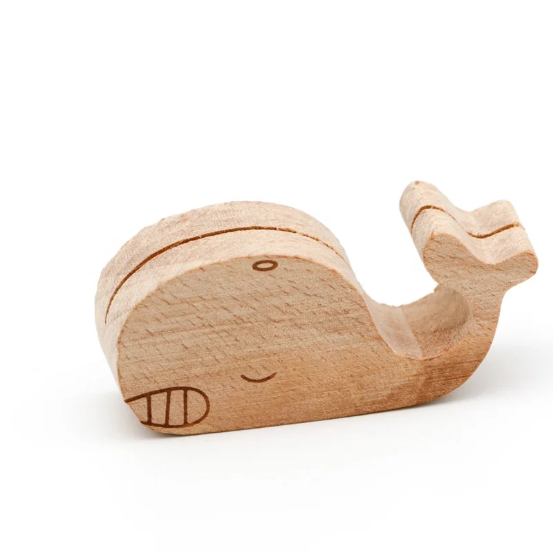 Laser Engraving Wooden Business Card Base  Card Holder Animal Shape