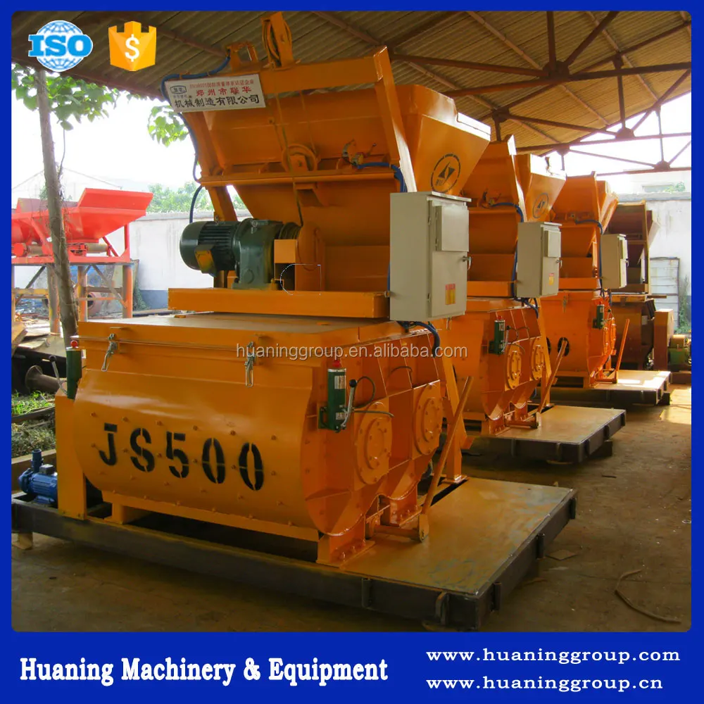 Twin-Shaft Forced Concrete Mixer for HZS120 Concrete Batching Plant China Manufacturer
