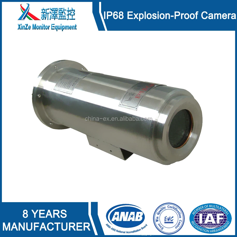 Explosion proof cctv camera for industrial mining environment