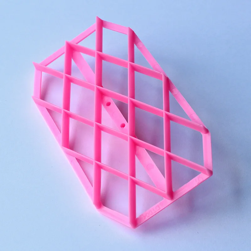 Factory supply useful tools rhombus shape polymer modeling clay molds cookies pattern making unique press