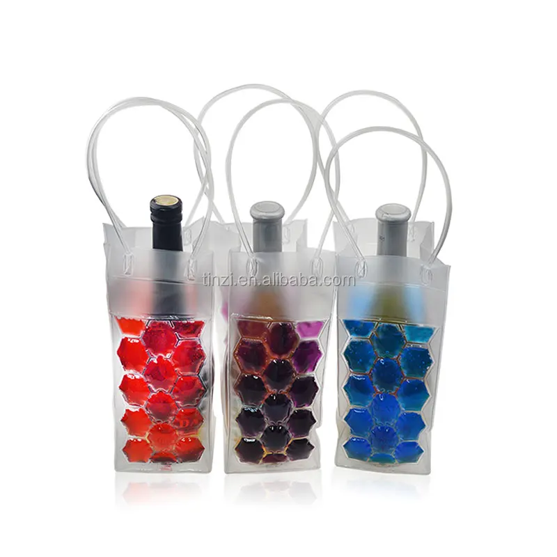 Portable Iceless Plastic Wine Beer Cooler Chiller Bucket with Handle