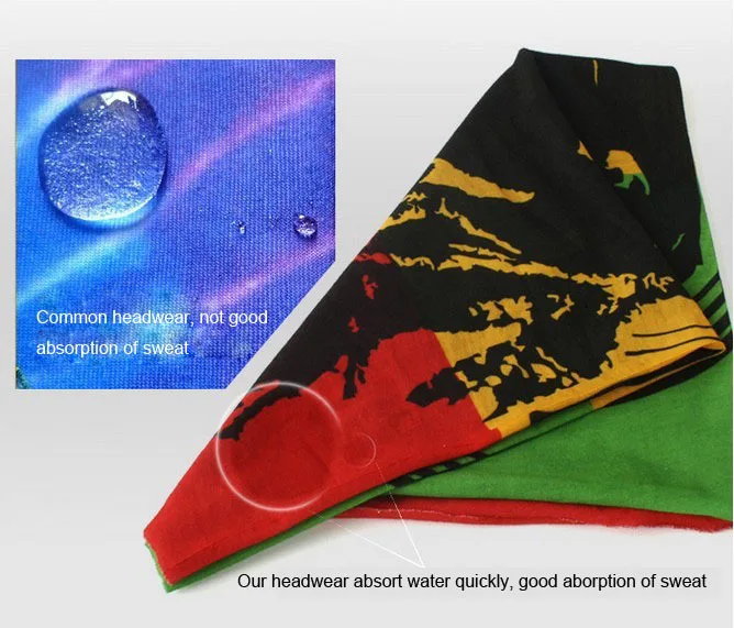 High Quality New Desgin Polyester Outdoor Sports Multifunctional Seamless Headwear Bandana