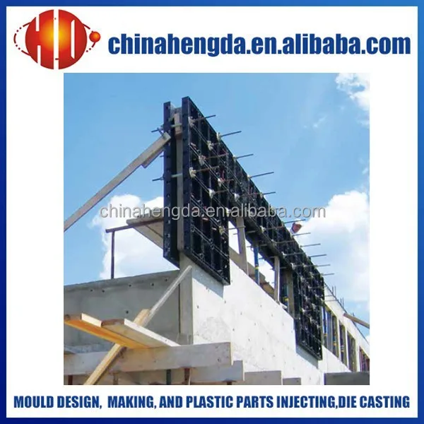wall system, plastic formwork system, plastic construction coumn formwork