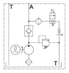 12V 24V 800W Hydraulic Power Unit Pack DC For Pallet Truck
