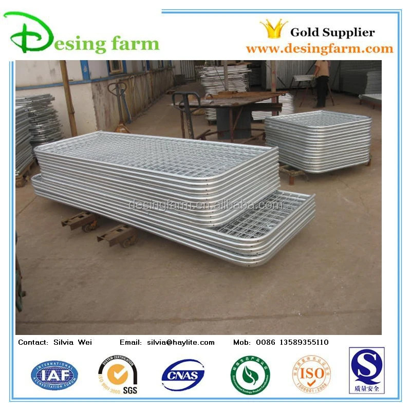 High quality galvanized farm gates for sale