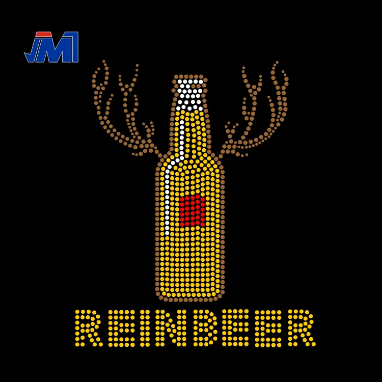 wholesale custom Rhinestone Transfer Motif for T Shirts