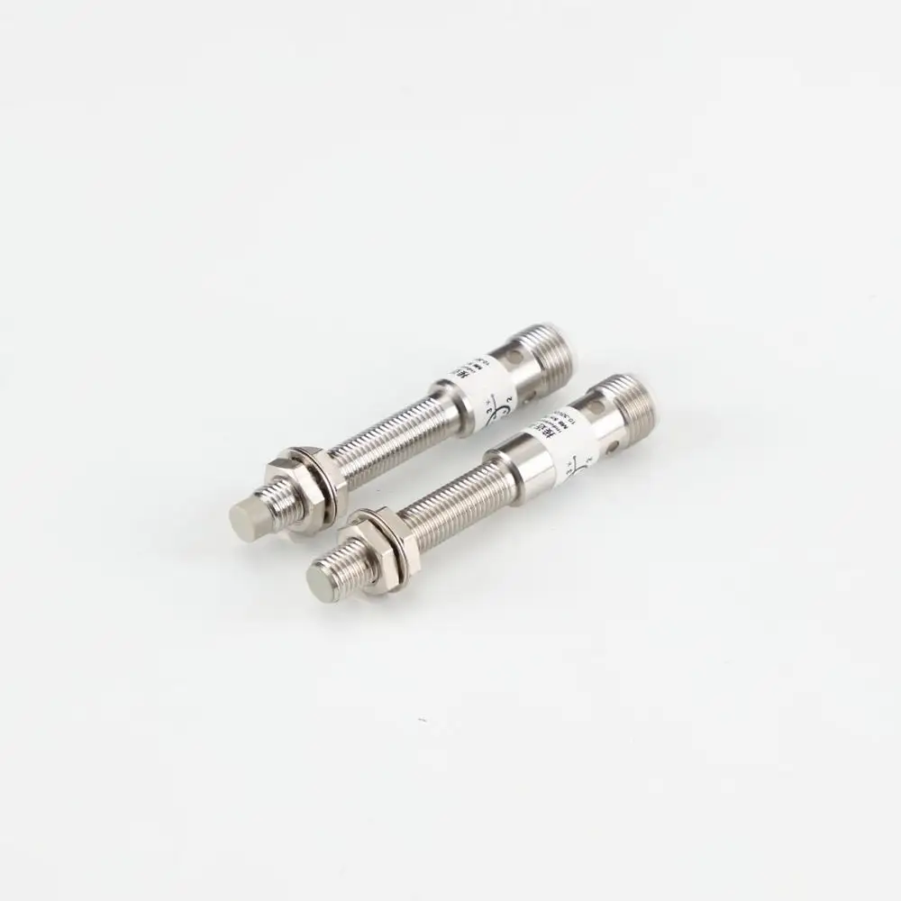 M12 dc 10 to 30 V cylindrical non-flush 10mm inductive proximity switch long range distance  sensor