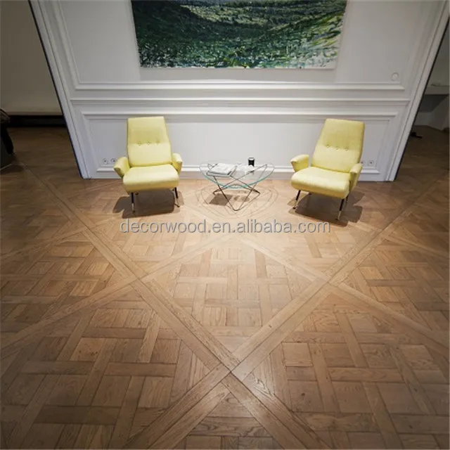 Versailles Patterns GuangZhou white oak parquet Engineered Hardwood Flooring