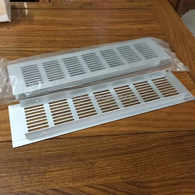 Aluminum grill air vent for kintchen cabinet door