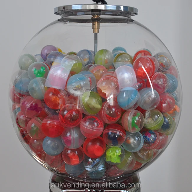 2018 hot product capsule toy candy gum ball bouncy ball toy vending machine with stand