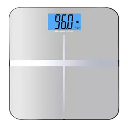 180kg smart digital body weight bathroom scale with 6mm tempered glass