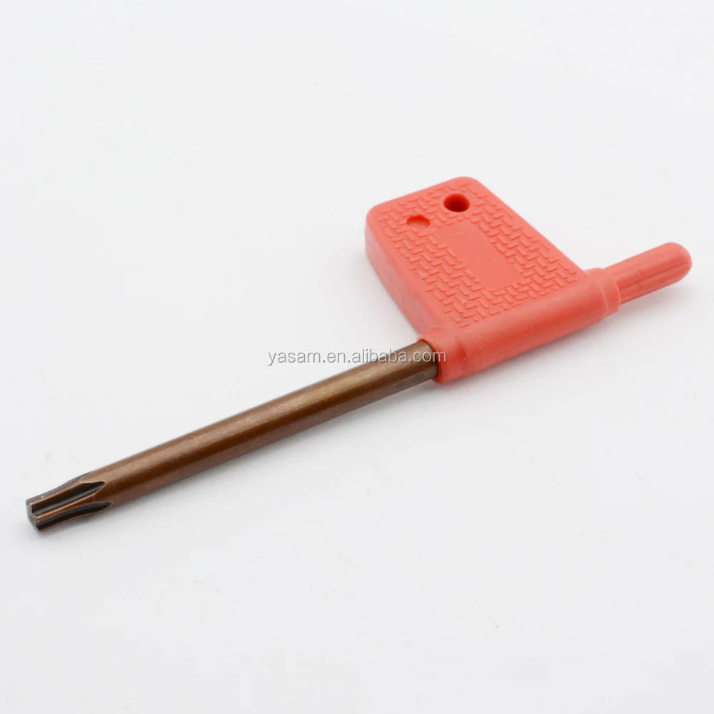 T7 T9 T8 T10 T15 T20 Red colour Torx Screwdriver FLAG TYPE TORX KEYS