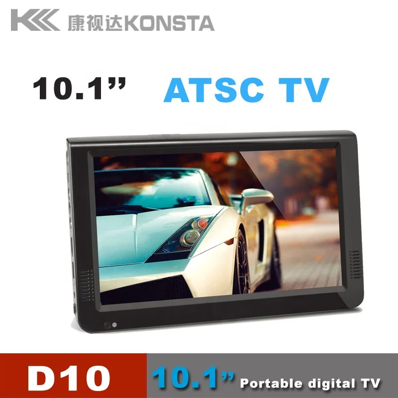 Leadstar New 10 inch portable moving receivable digital tv with ATSC system for USA, Korea, Mexico Model:D10