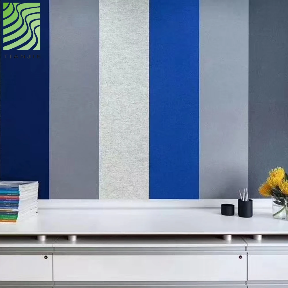 Burgeree office recycled pet sheet polyester fiber acoustic panel