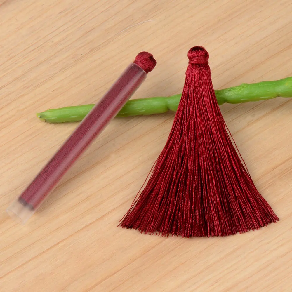 Wholesale Chanfar 6.5CM Silk Tassel for Earring Jewelry Finding Accessory