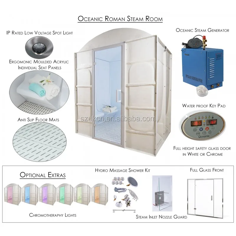 Mini Steam Room for Home Use, Shower Cabin Steam