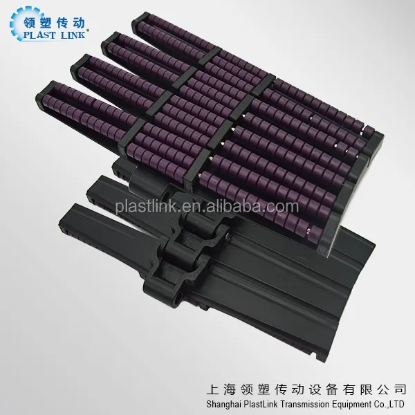 LBP 882TAB Flat roller plastic top chain heavy duty sideflexing plastic conveyor chain